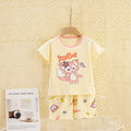 AMIONE Casual Cotton Summer Regular Fit Lina bell tshirt Top and Shorts Kids Clothing Set Dress Nightsuit for Baby Girls