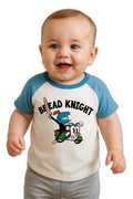 AMIONE Unisex Baby Boys & Girls Toddler Tshirt – Pure Cotton Round Neck Bread Knight Summer Soft Breathable & Comfortable Casual Wear Top