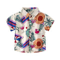 AMIONE Cotton Stylish Hawaiian Beach Aloha Design Shirt for Baby Boys