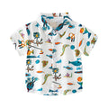 AMIONE Cotton Stylish Hawaiian Beach Sea World Design Shirt for Baby Boys